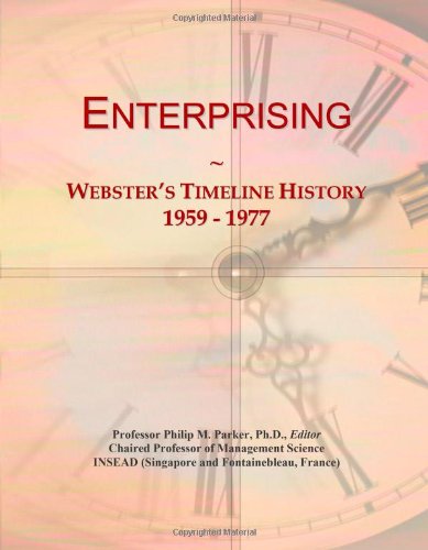 Product Image: Enterprising: Webster's Timeline History, 1959 - 1977