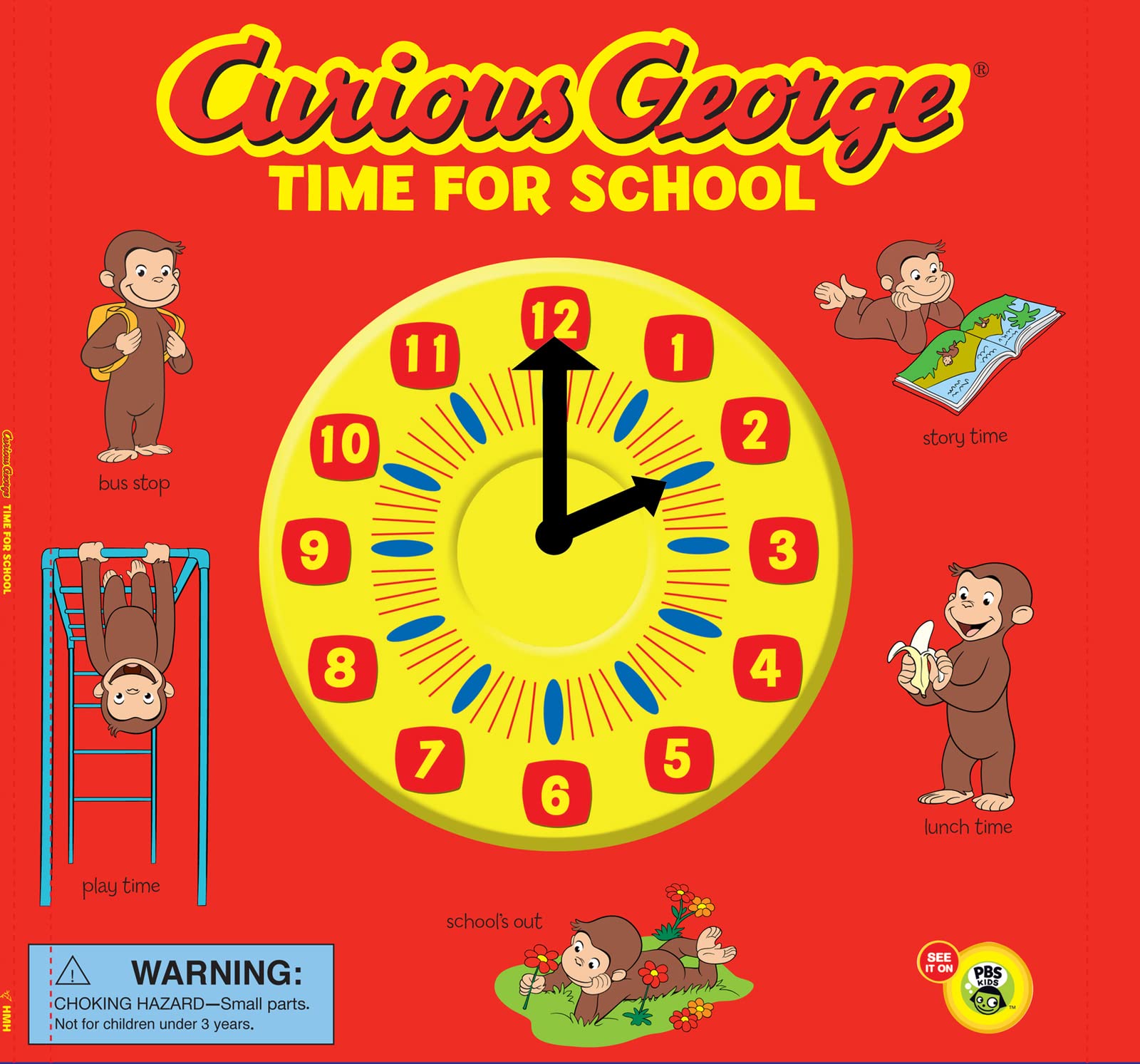 Curious George Time for School (CGTV Novelty 8x8) book