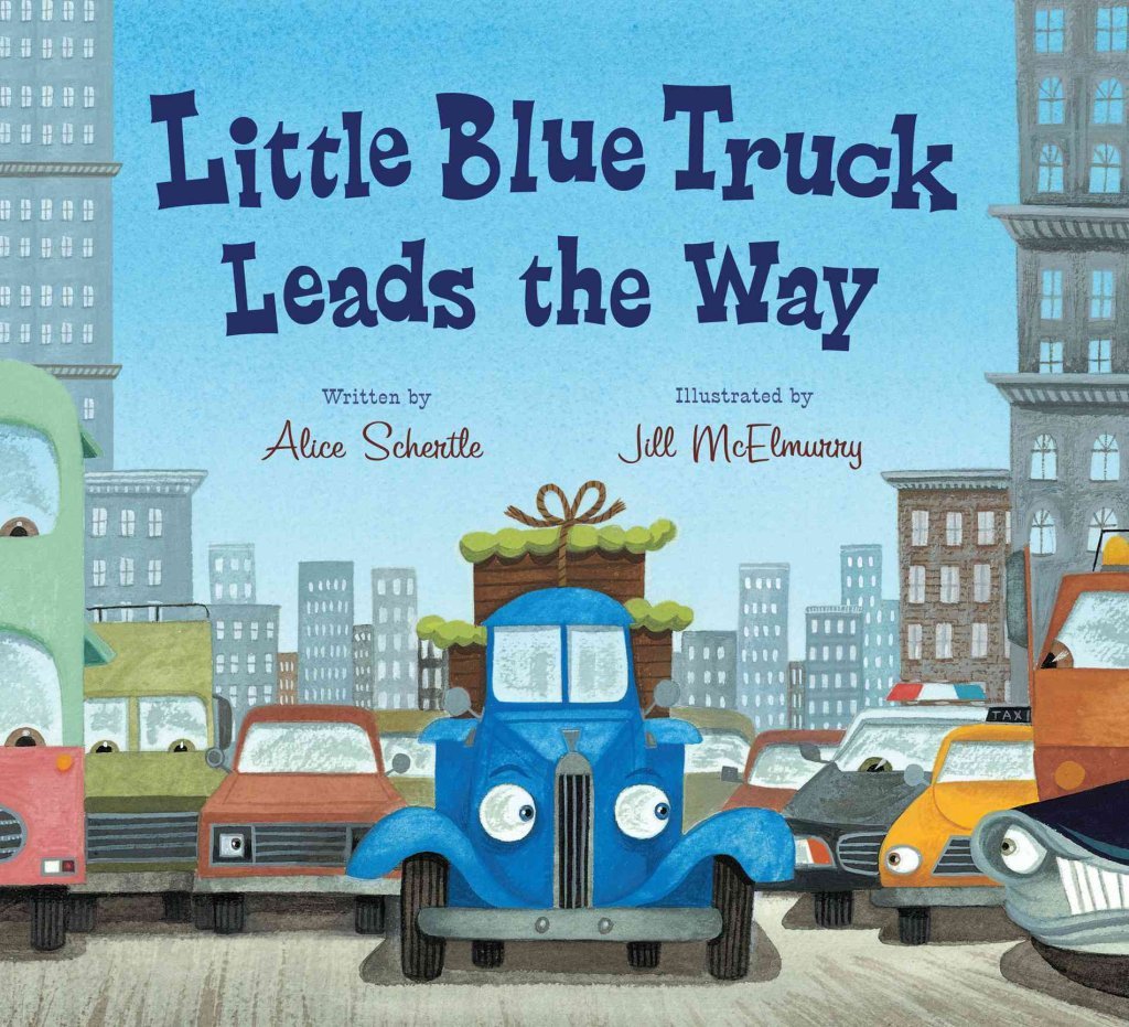 Little Blue Truck Leads the Way board book Non-fiction