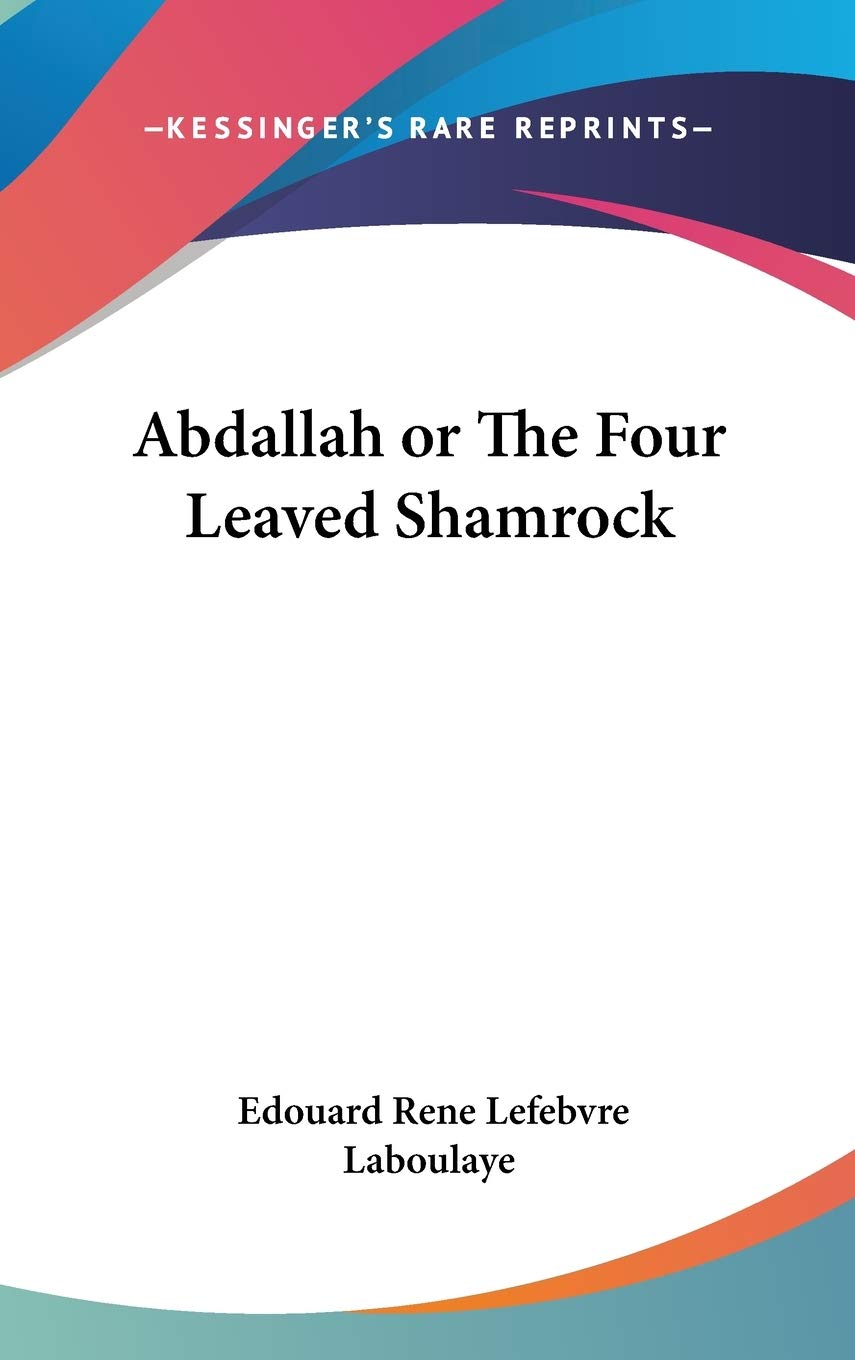 Abdallah or The Four Leaved Shamrock Contemporary literature