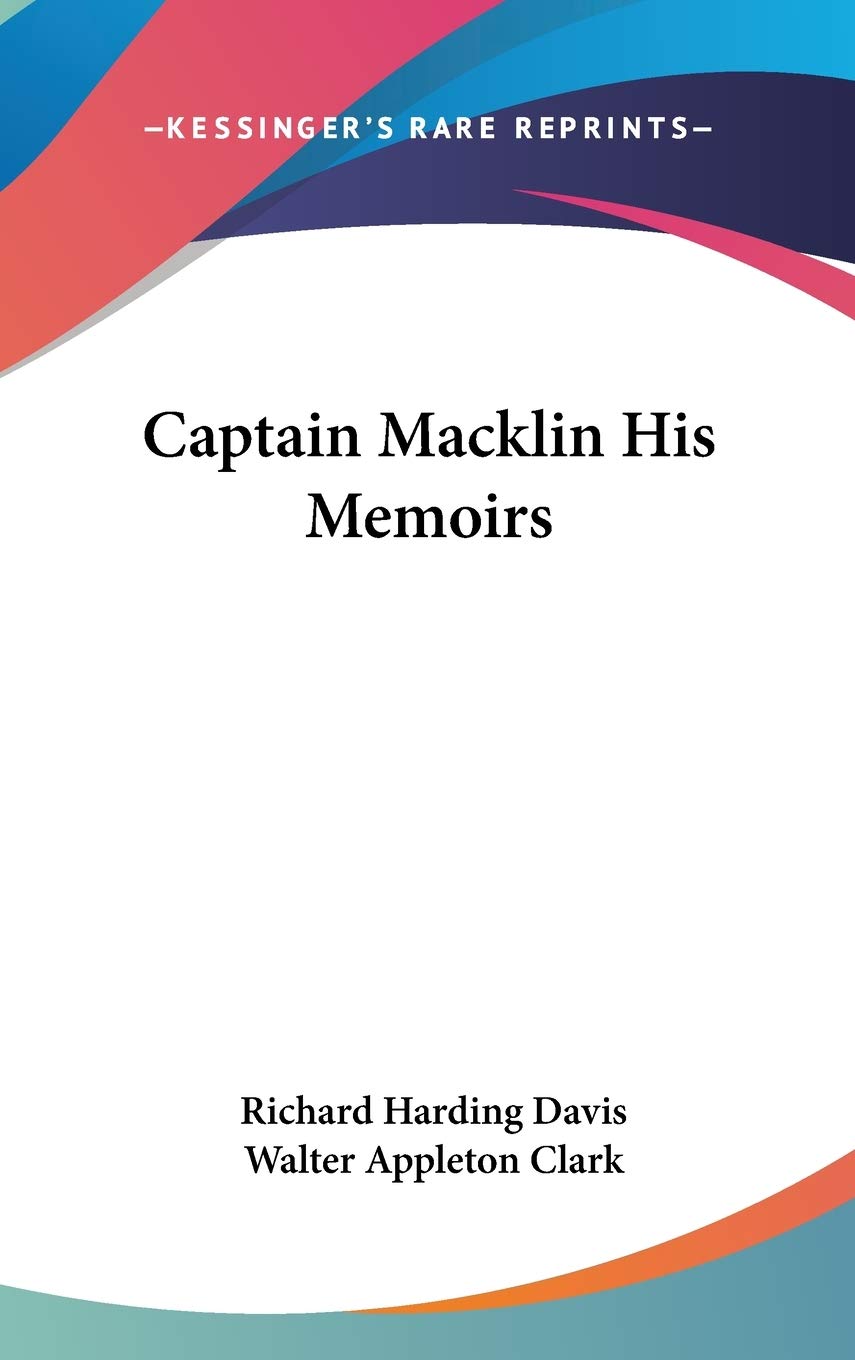 Product Image: Captain Macklin His Memoirs