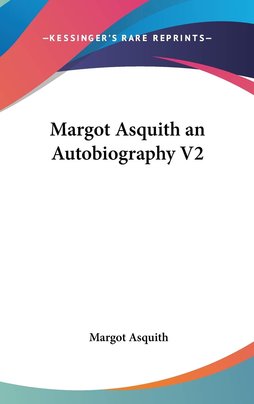 Product Image: Margot Asquith an Autobiography V2