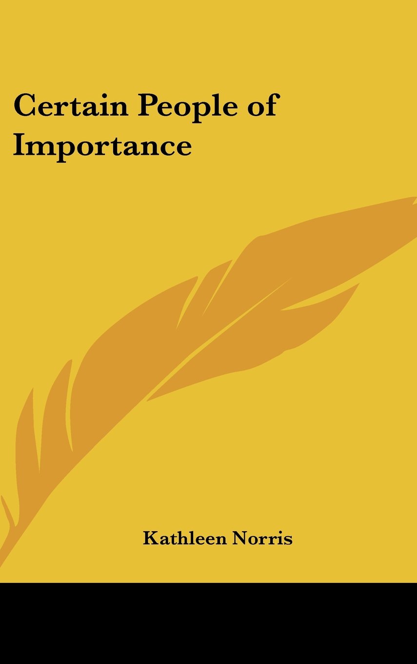 Product Image: Certain People of Importance