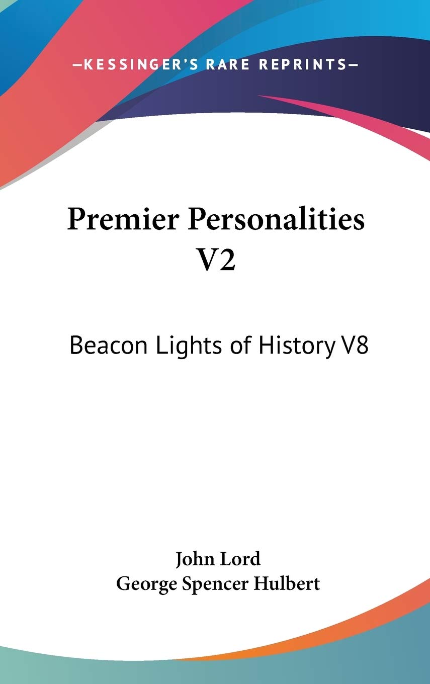 Premier Personalities V2: Beacon Lights of History V8 Politics & History