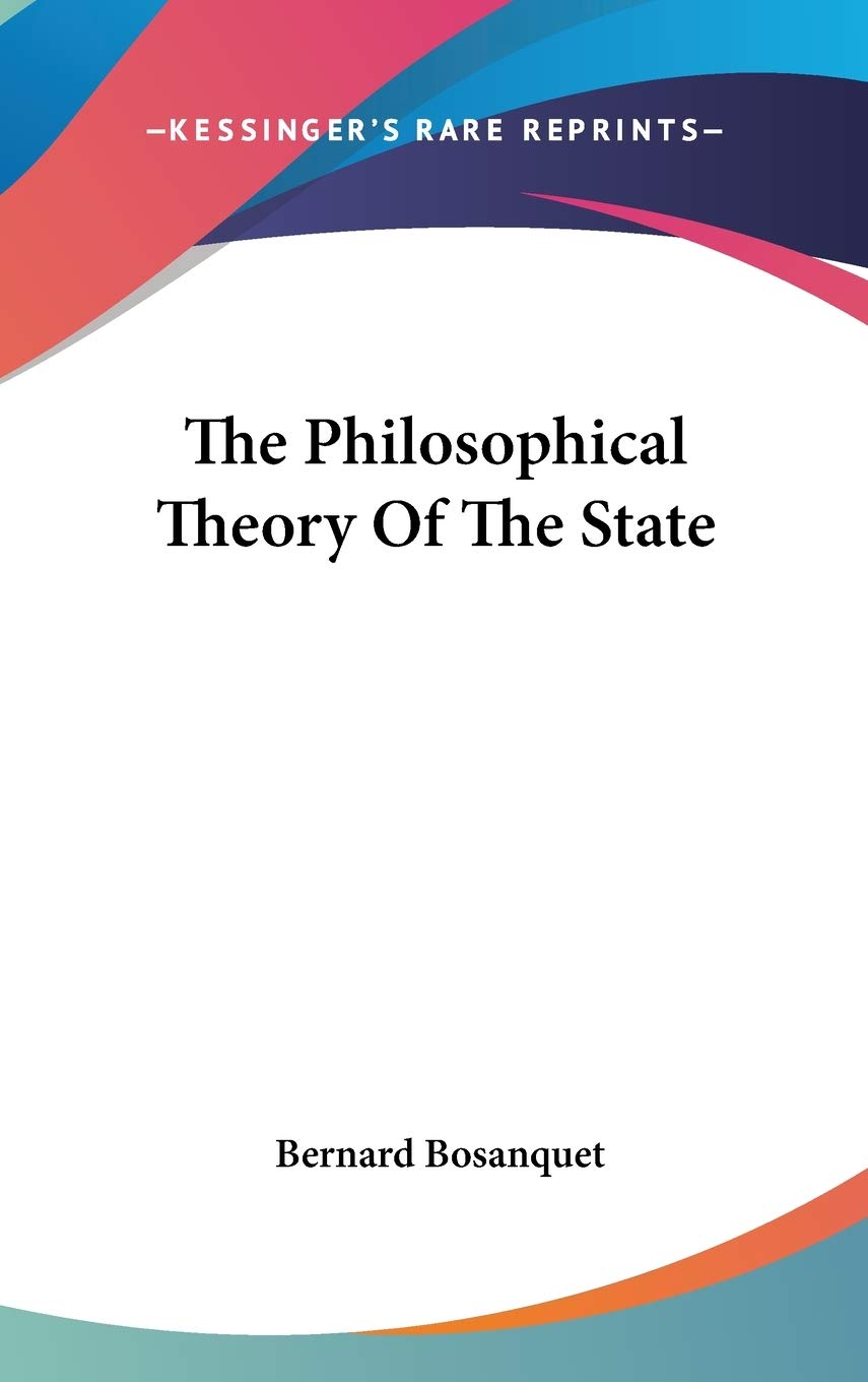 The Philosophical Theory of the State Philosophy