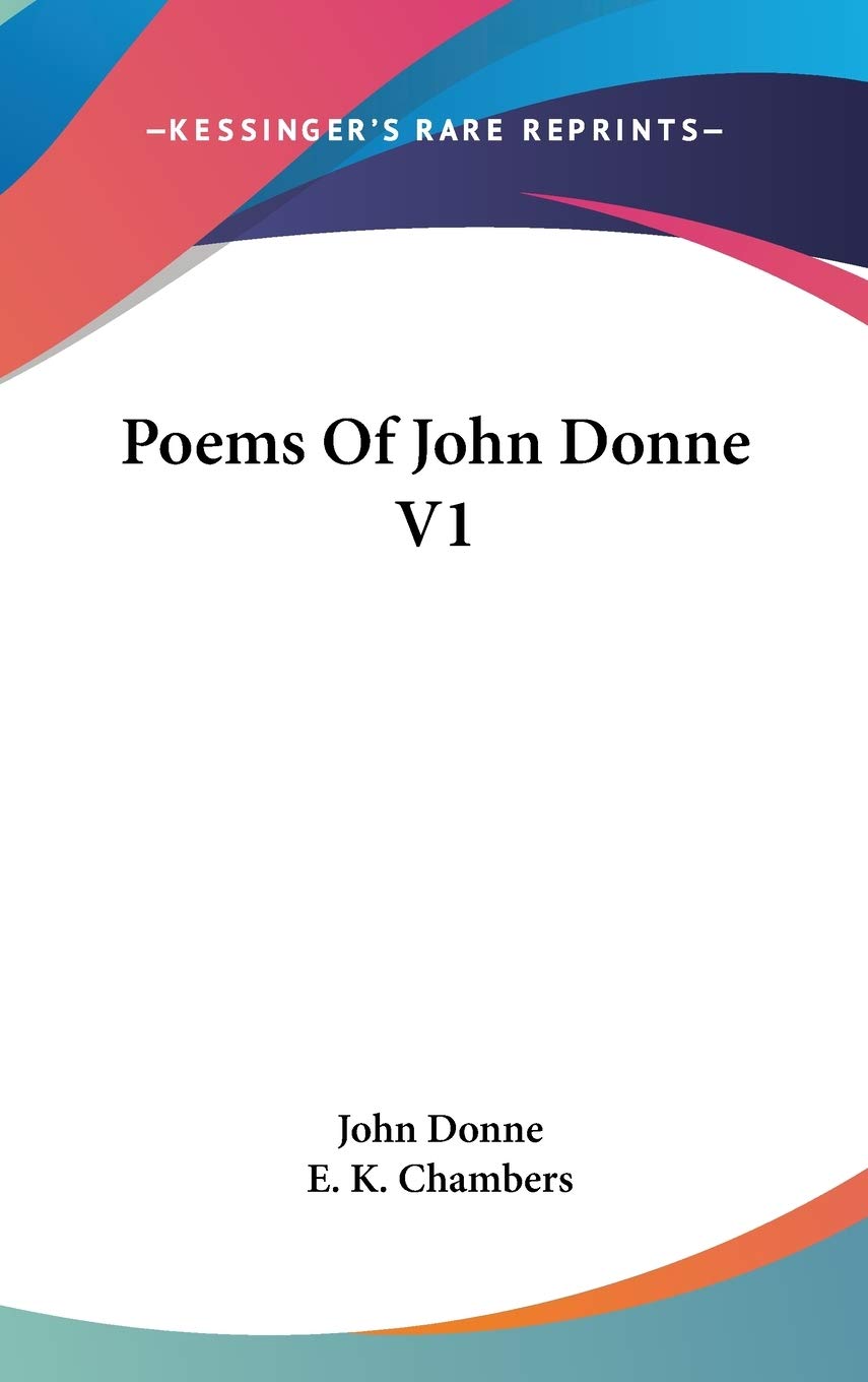 Poems Of John Donne V1 Poetry