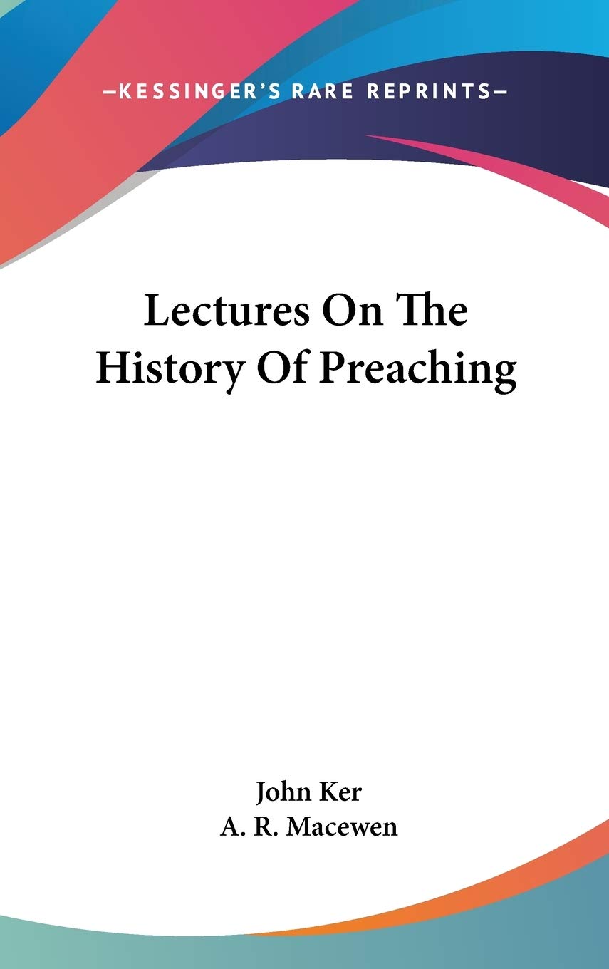 Product Image: Lectures on the History of Preaching