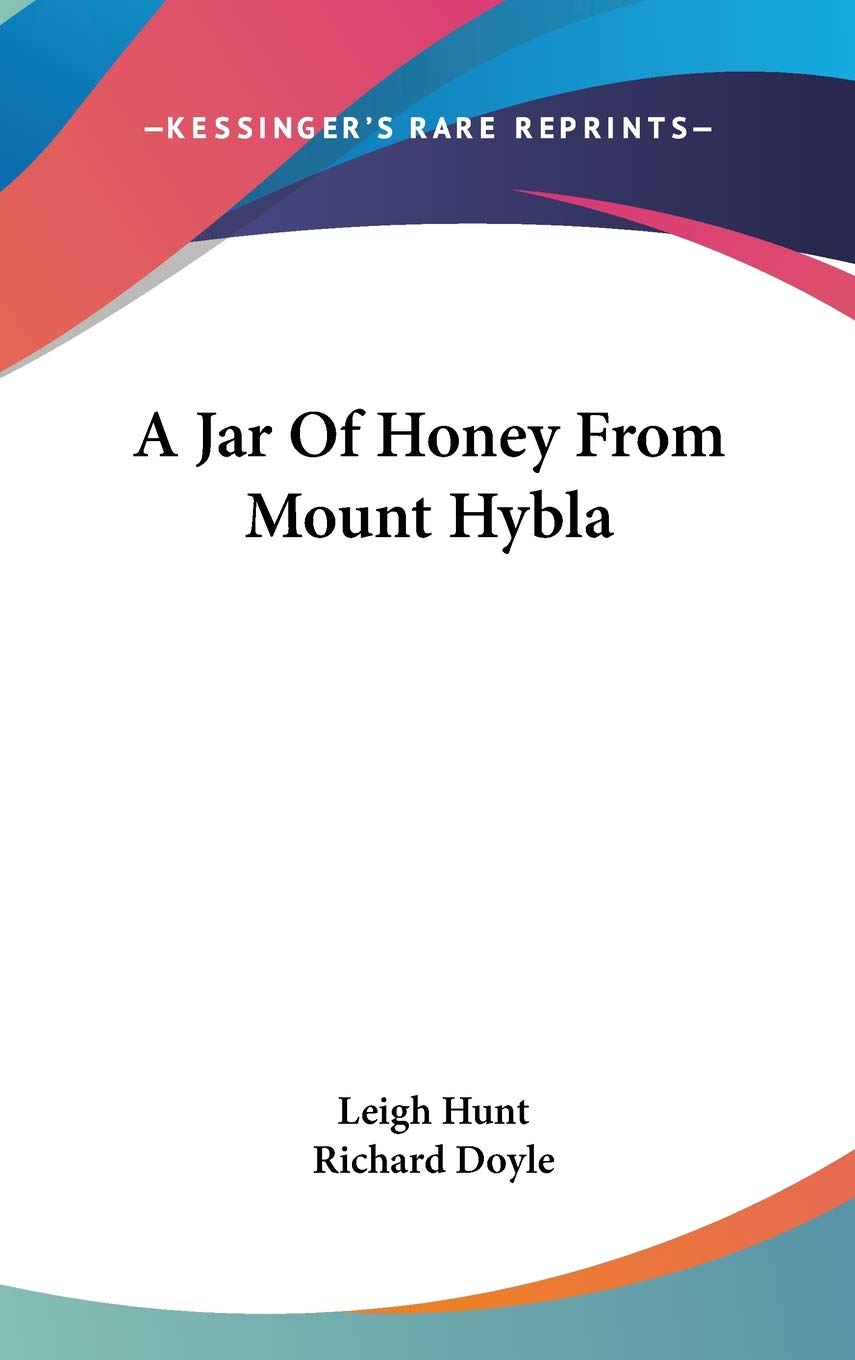 A Jar Of Honey From Mount Hybla Contemporary literature