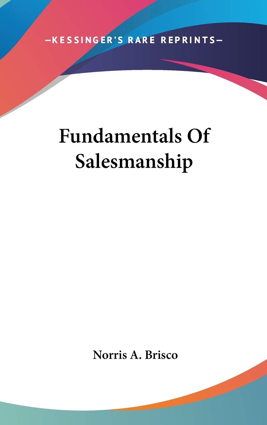 Fundamentals Of Salesmanship Business, Finance & Career