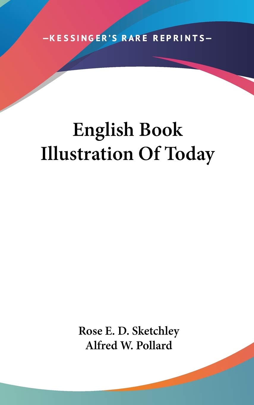 English Book Illustration Of Today Essays & Short Stories