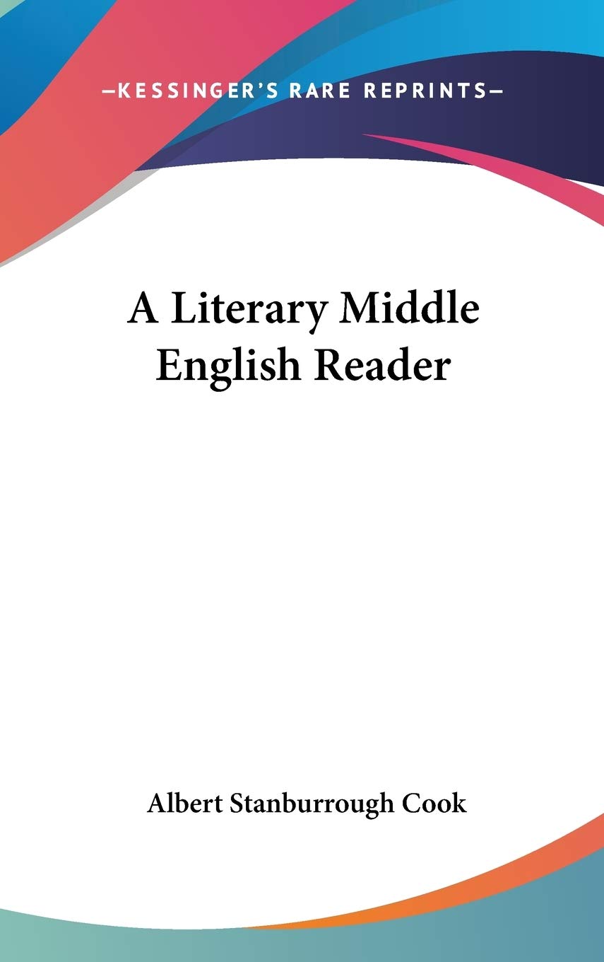 Product Image: A Literary Middle English Reader