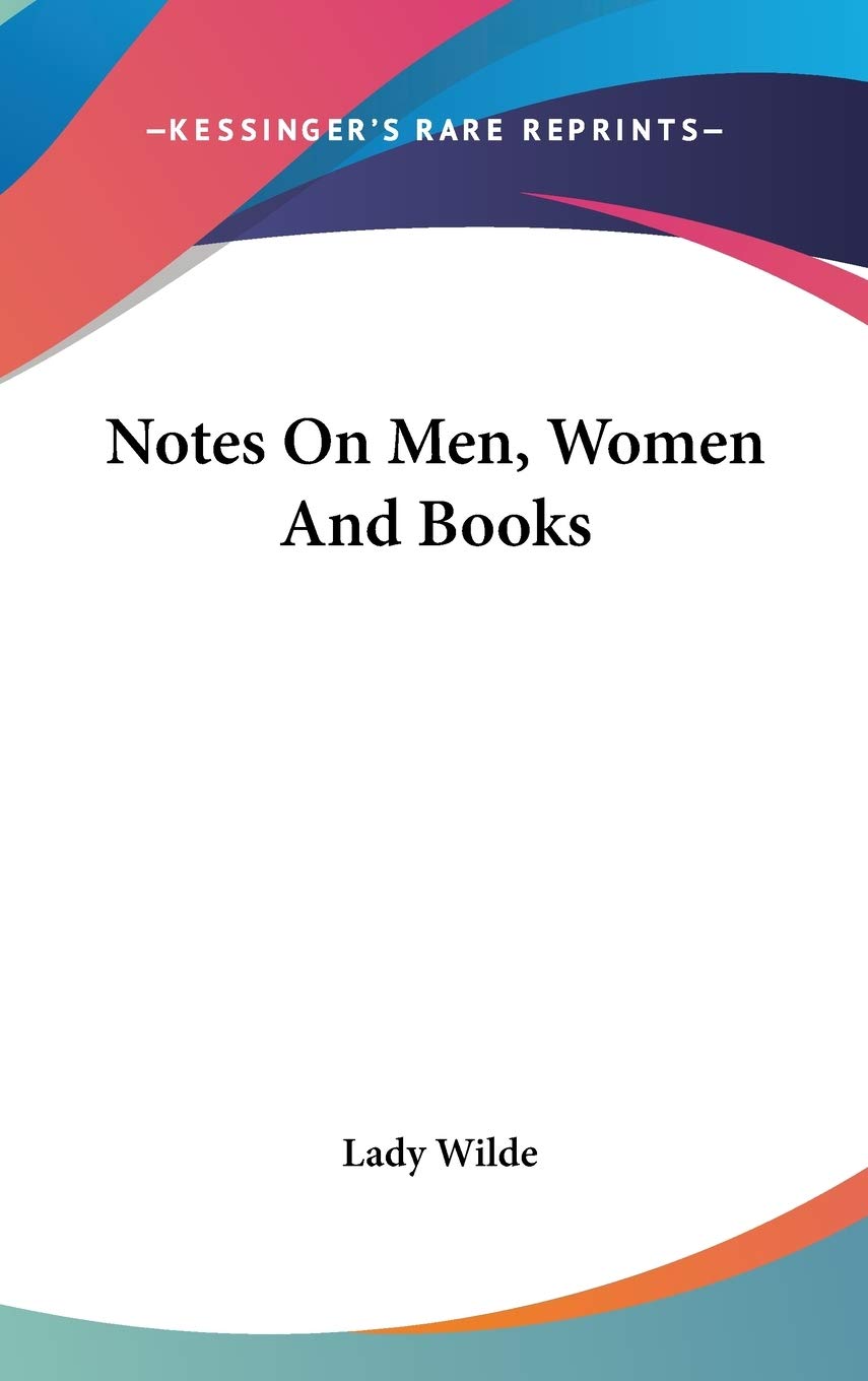 Product Image: Notes On Men, Women And Books