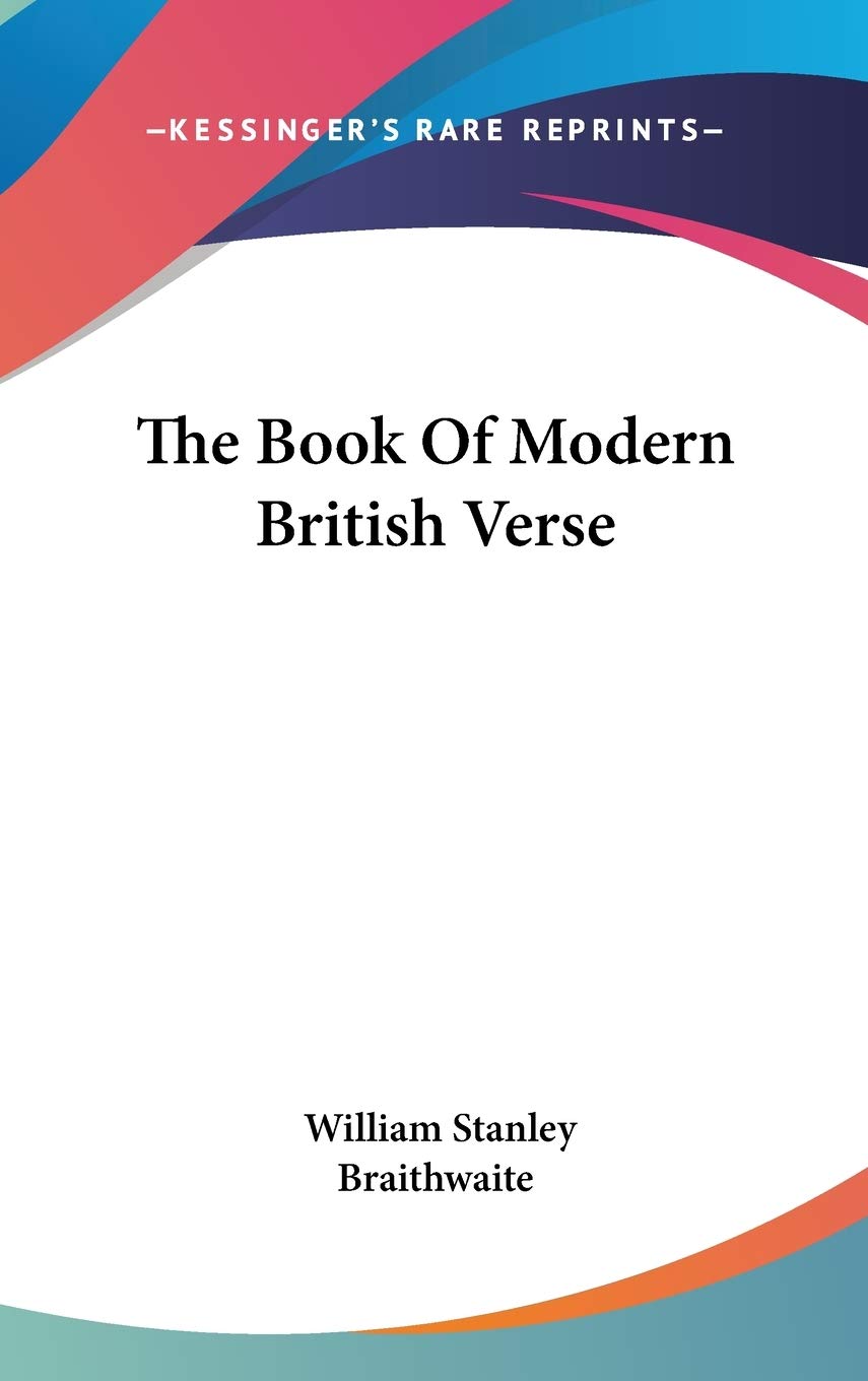 The Book Of Modern British Verse Poetry