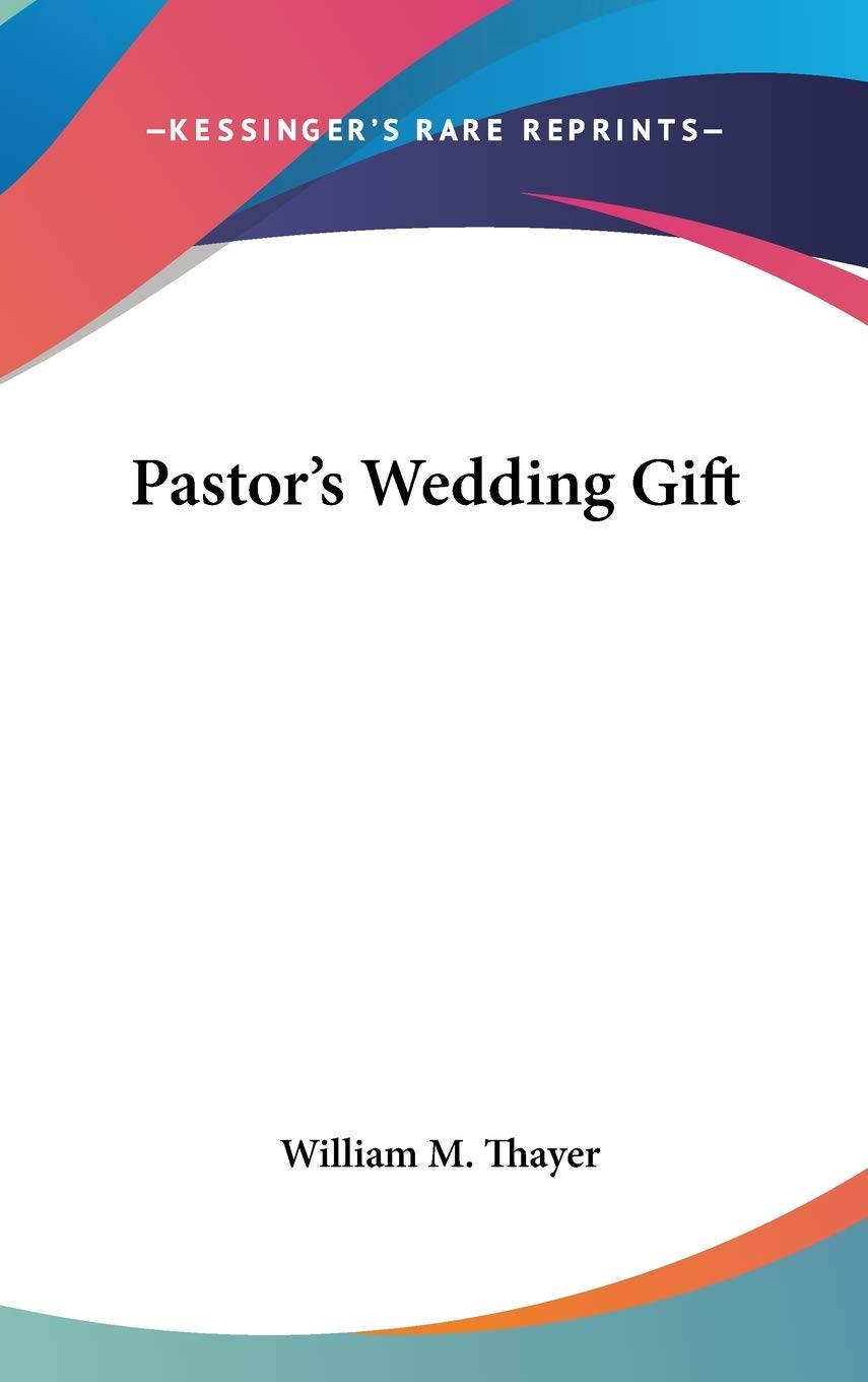 Product Image: Pastor's Wedding Gift