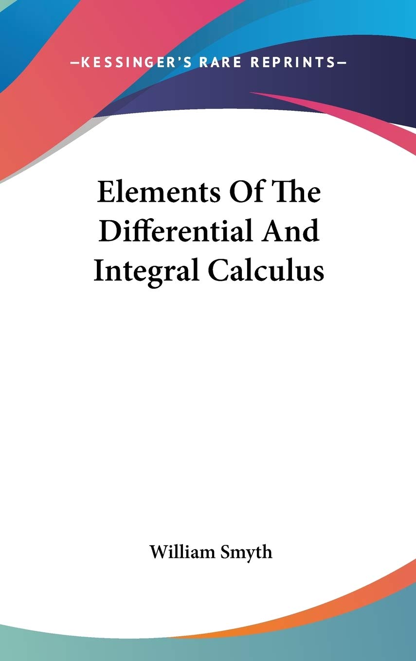 Product Image: Elements Of The Differential And Integral Calculus