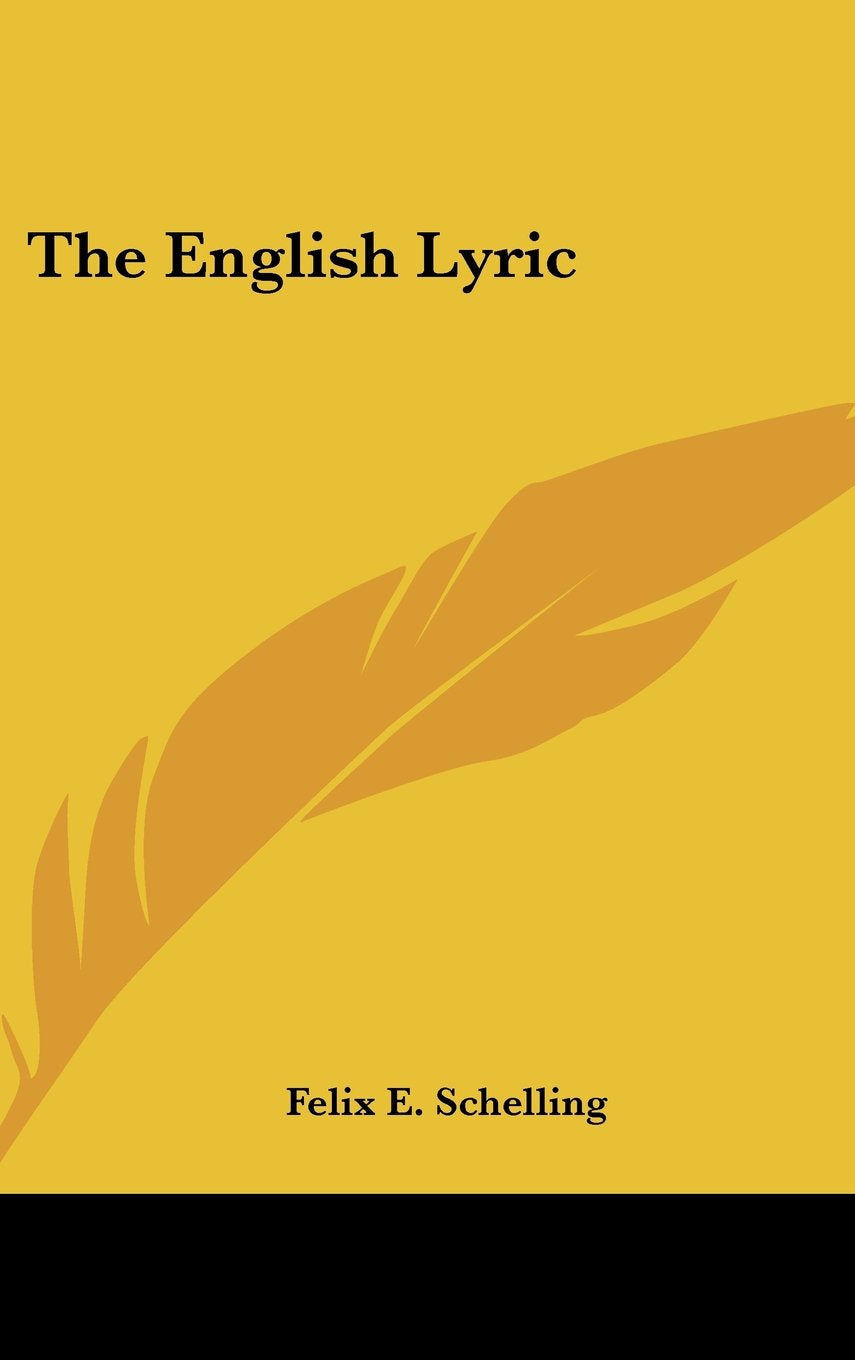 Product Image: The English Lyric