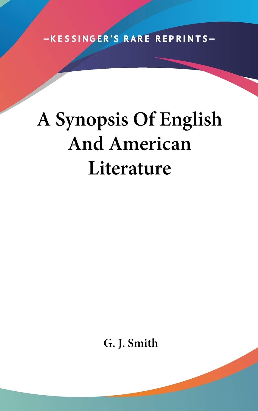 A Synopsis of English and American Literature Contemporary literature