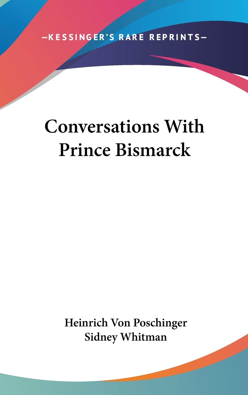Product Image: Conversations With Prince Bismarck