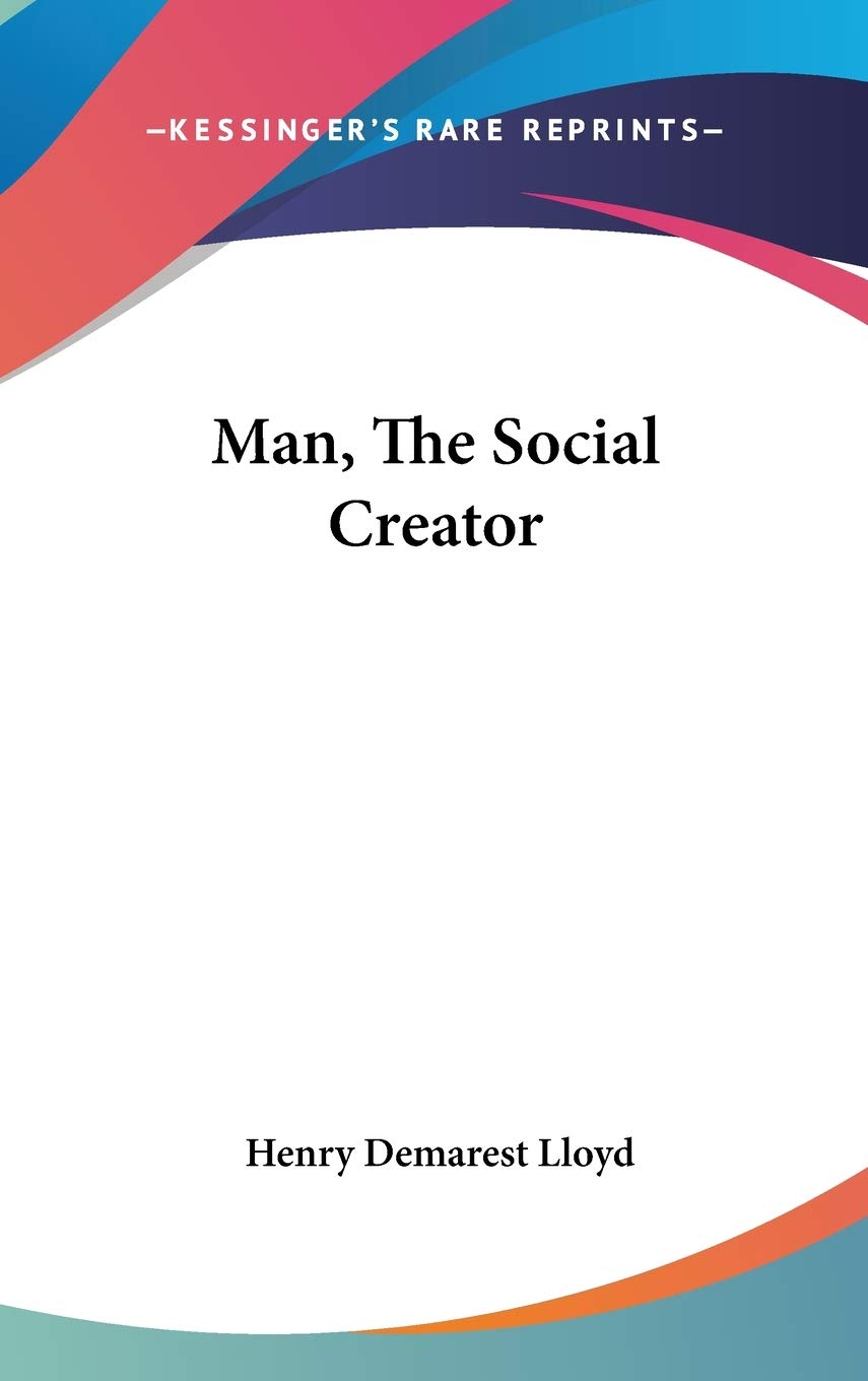 Product Image: Man, The Social Creator