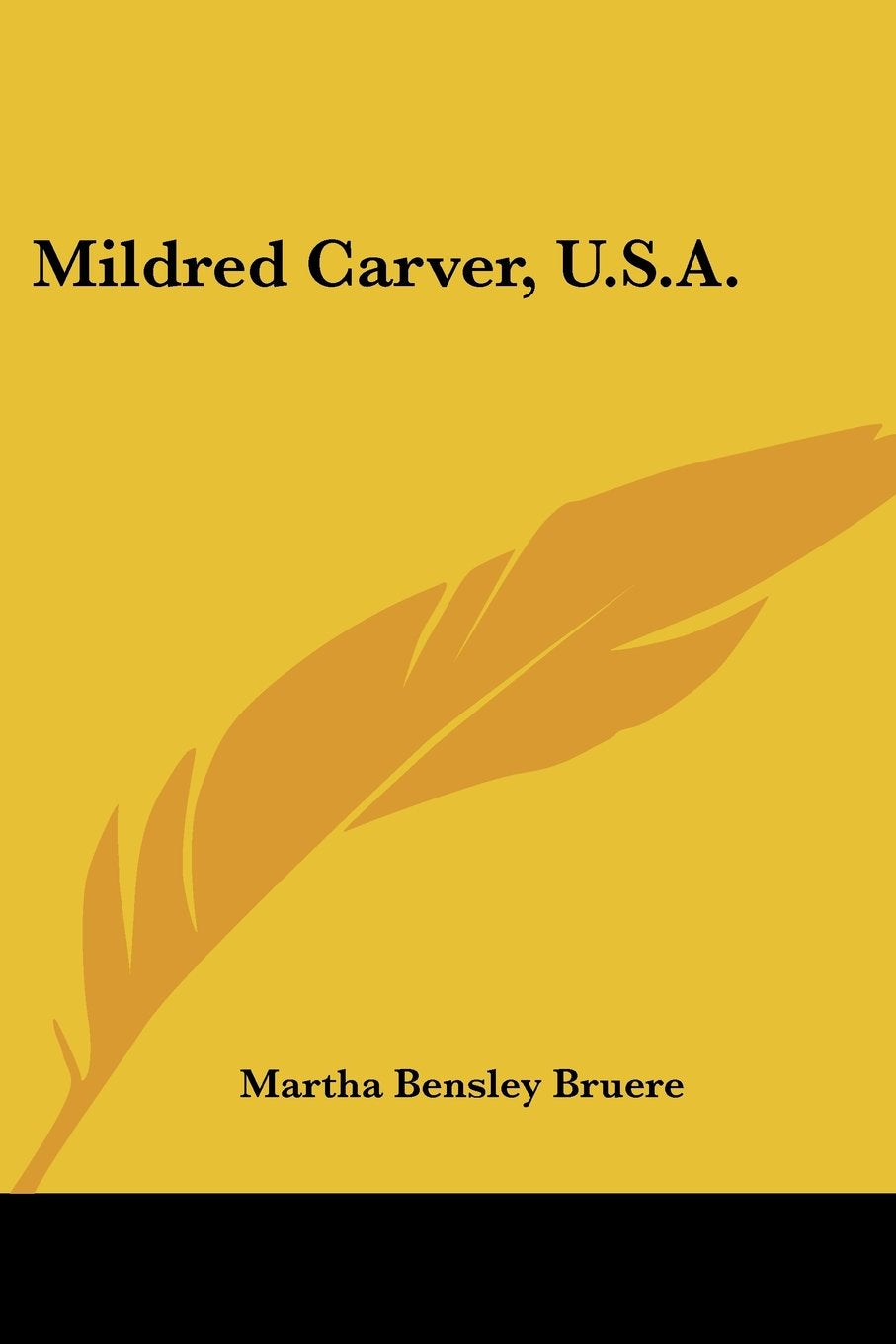 Mildred Carver, U.S.A. Contemporary literature