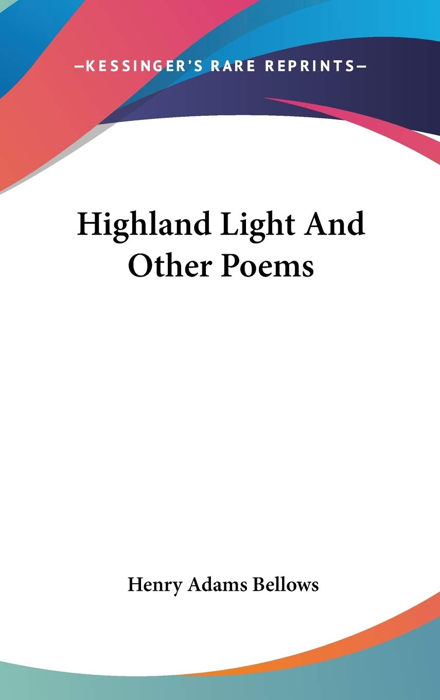 Highland Light And Other Poems Contemporary literature