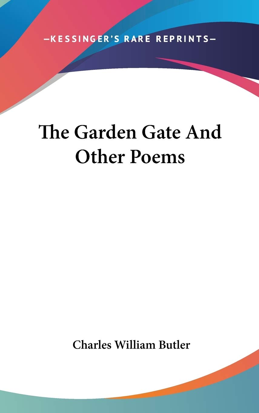 The Garden Gate And Other Poems Contemporary literature