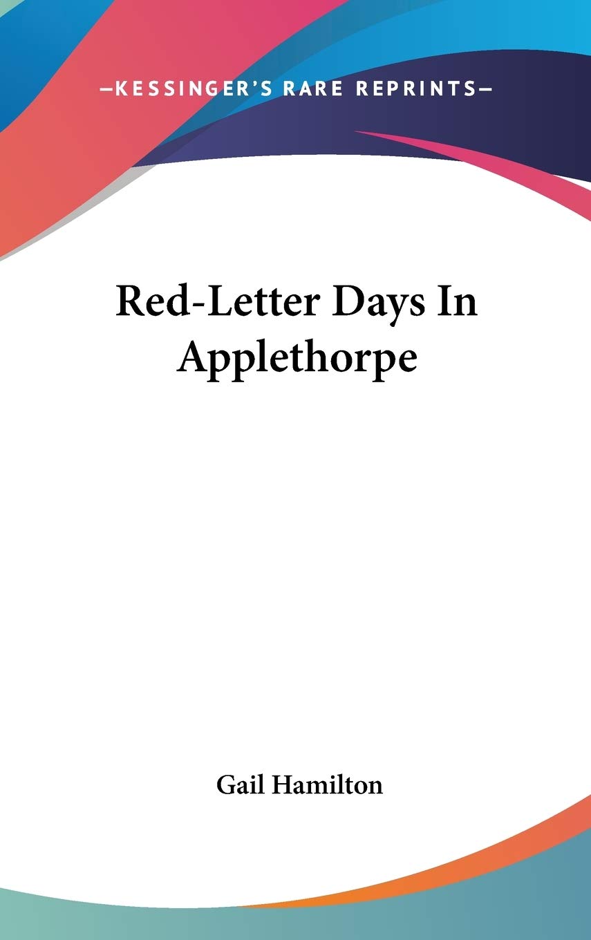 Product Image: Red-Letter Days In Applethorpe