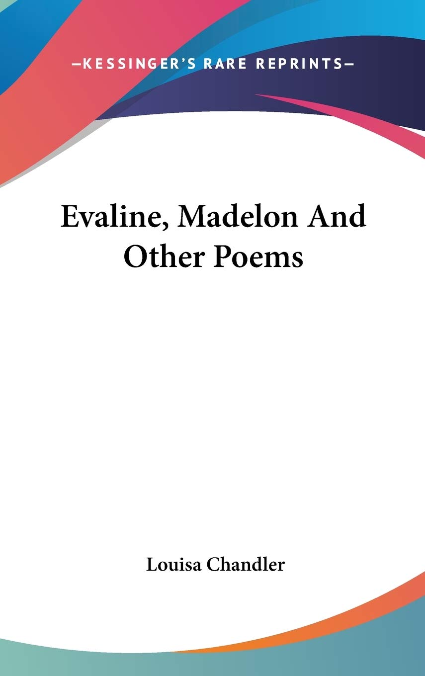 Evaline, Madelon And Other Poems Contemporary literature