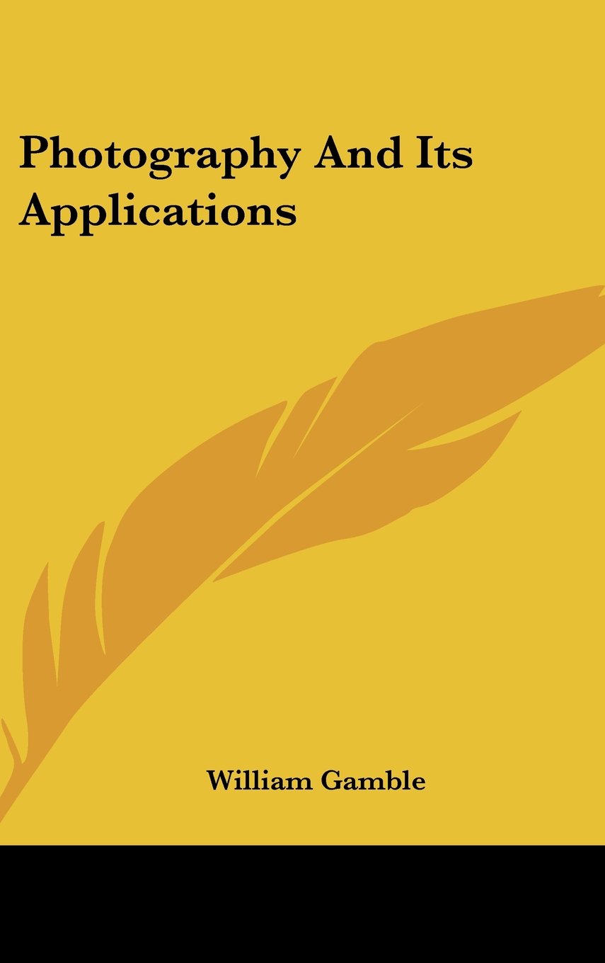 Product Image: Photography And Its Applications