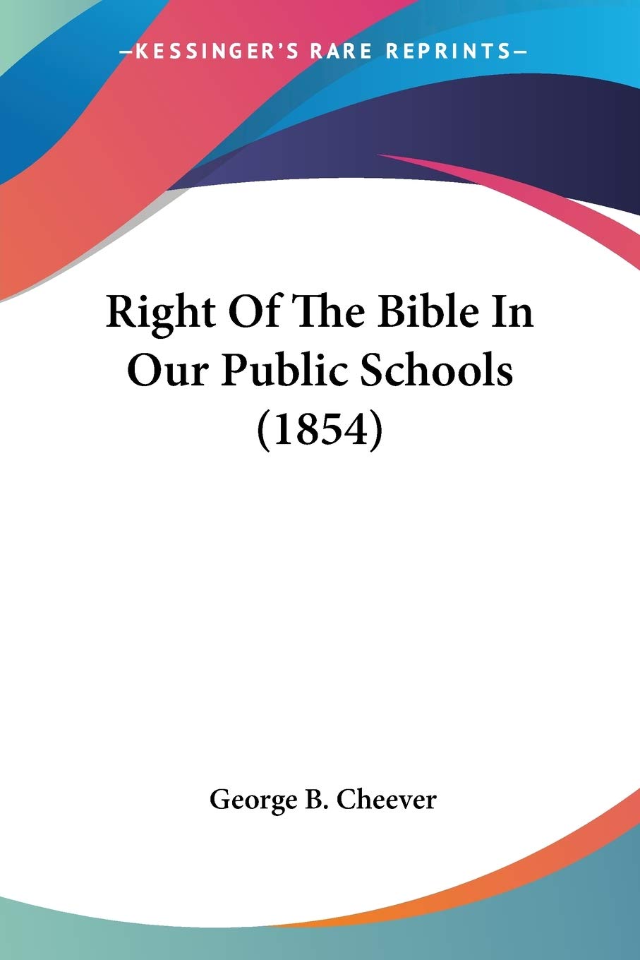 Right Of The Bible In Our Public Schools Religion & Esotericism