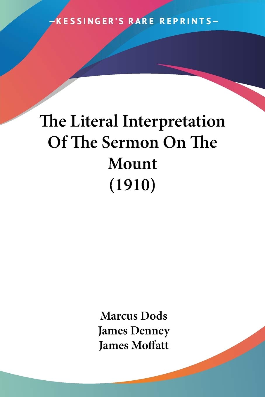 The Literal Interpretation Of The Sermon On The Mount Contemporary literature