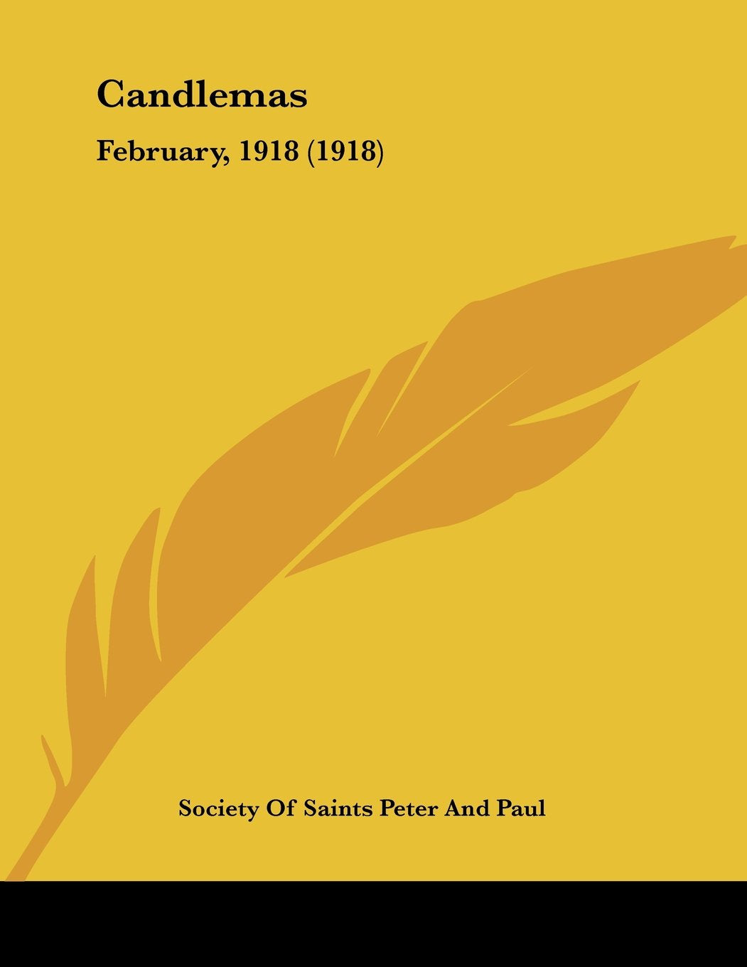 Candlemas: February, 1918 Contemporary literature