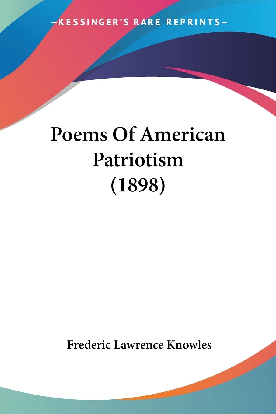 Poems Of American Patriotism Contemporary literature