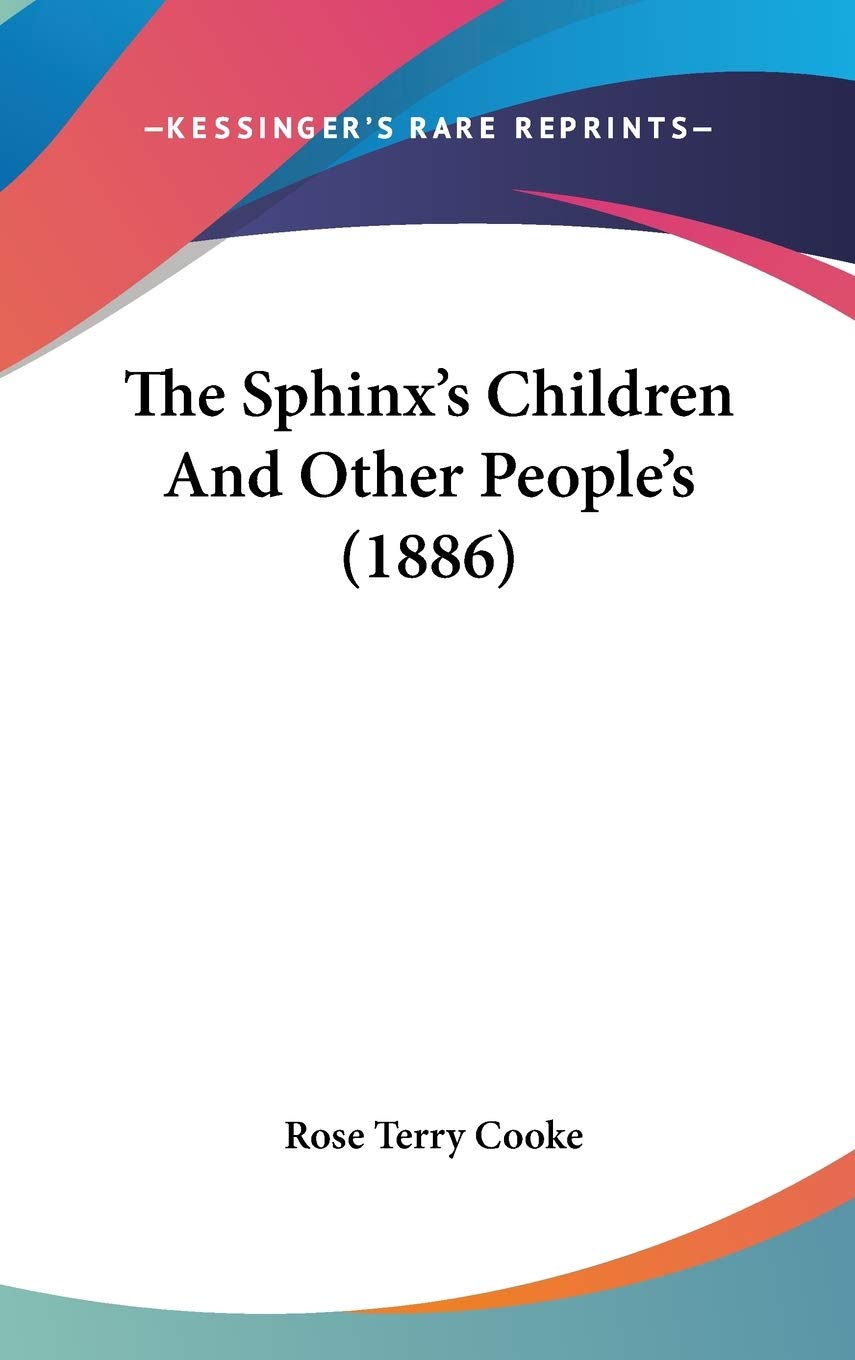 The Sphinx's Children And Other People's (1886) Psychology