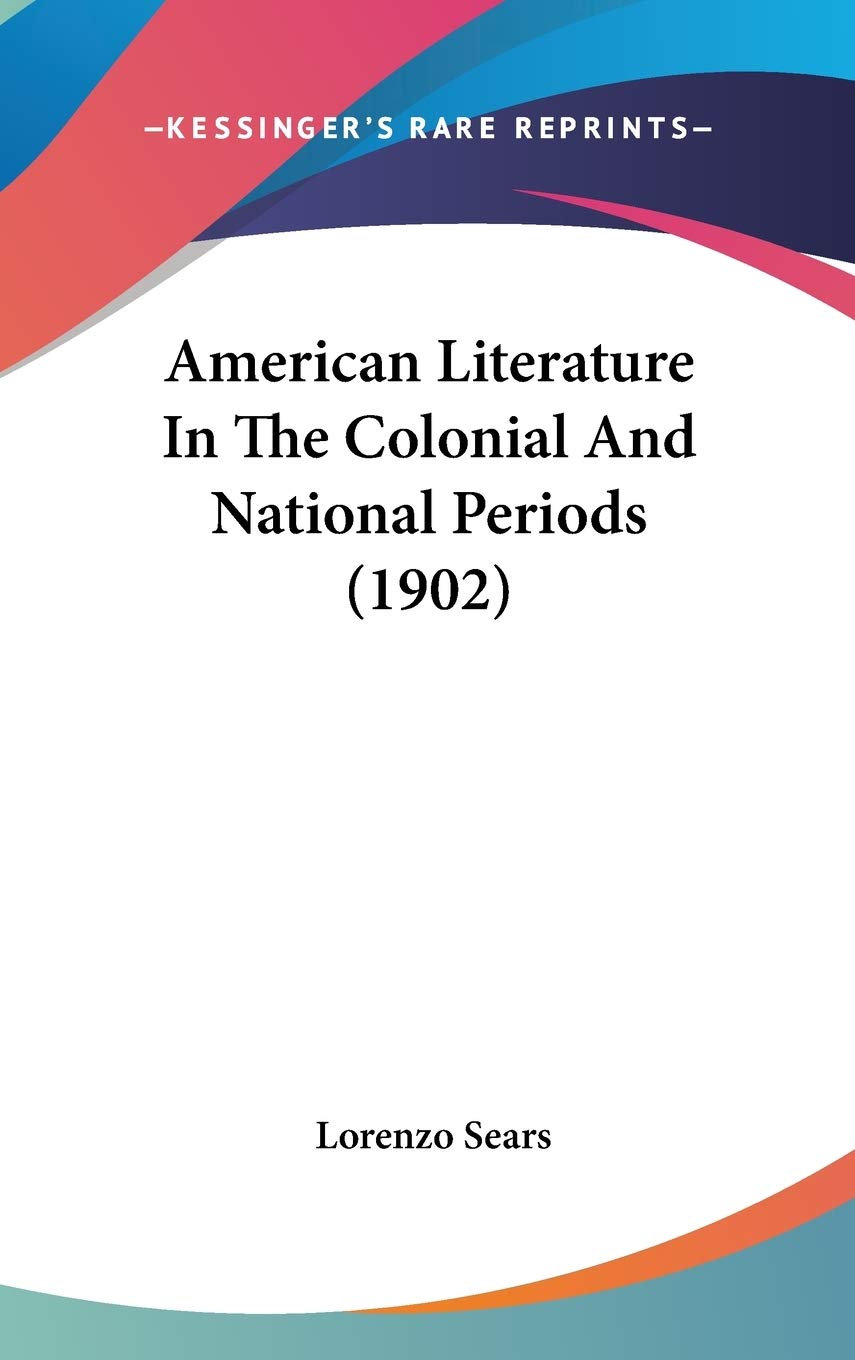 American Literature in the Colonial and National Periods Contemporary literature