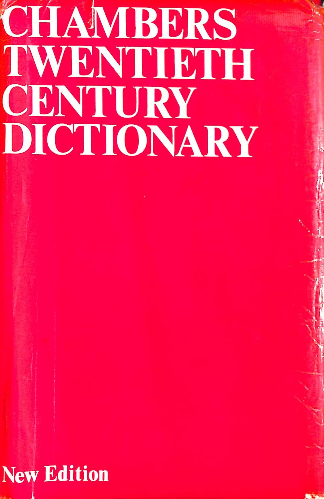Product Image: Chambers Twentieth Century Dictionary