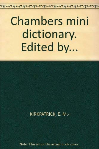 Chambers Mini Dictionary Reference Books