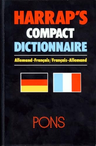 Harrap's compact dictionnaire: Allemand-français, [français-allemand , Pons Books