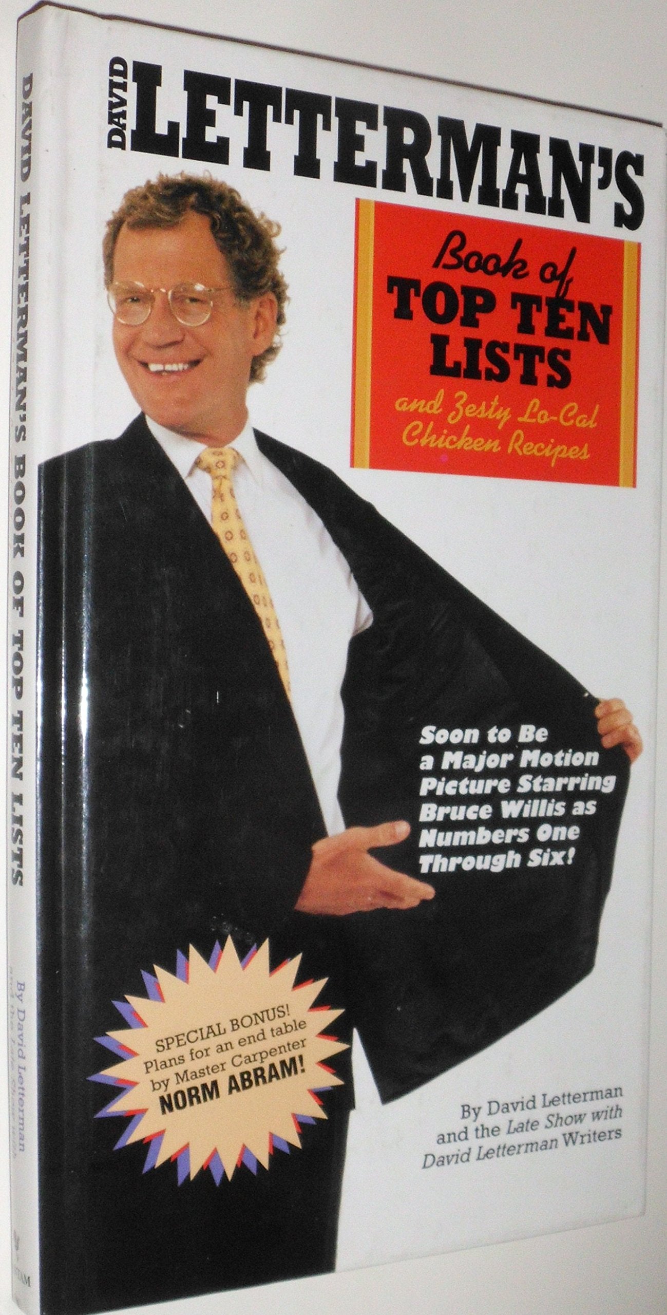 David Letterman's Book of Top Ten Lists and Zesty Lo-Cal Chicken Recipes Humour & Satire