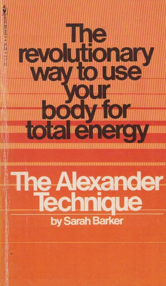 Product Image: THE ALEXANDER TECHNIQUE