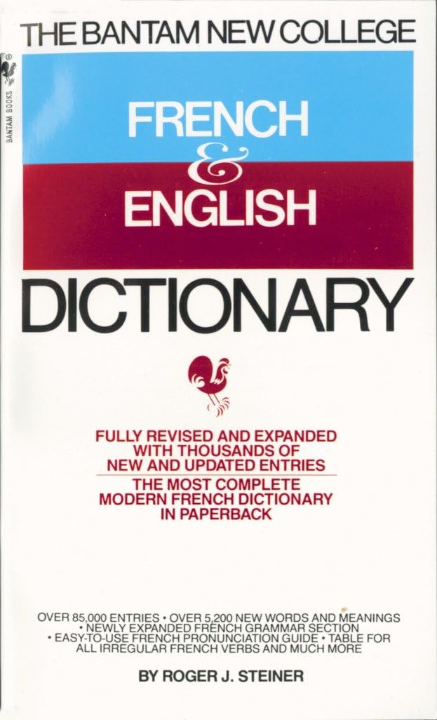 The Bantam New College French & English Dictionary Foreign Languages ​​& Dictionaries