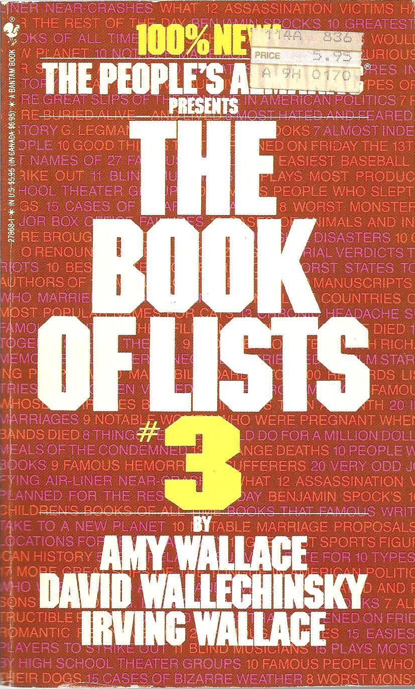 People's Almanac Presents the Book of Lists No. 3 book