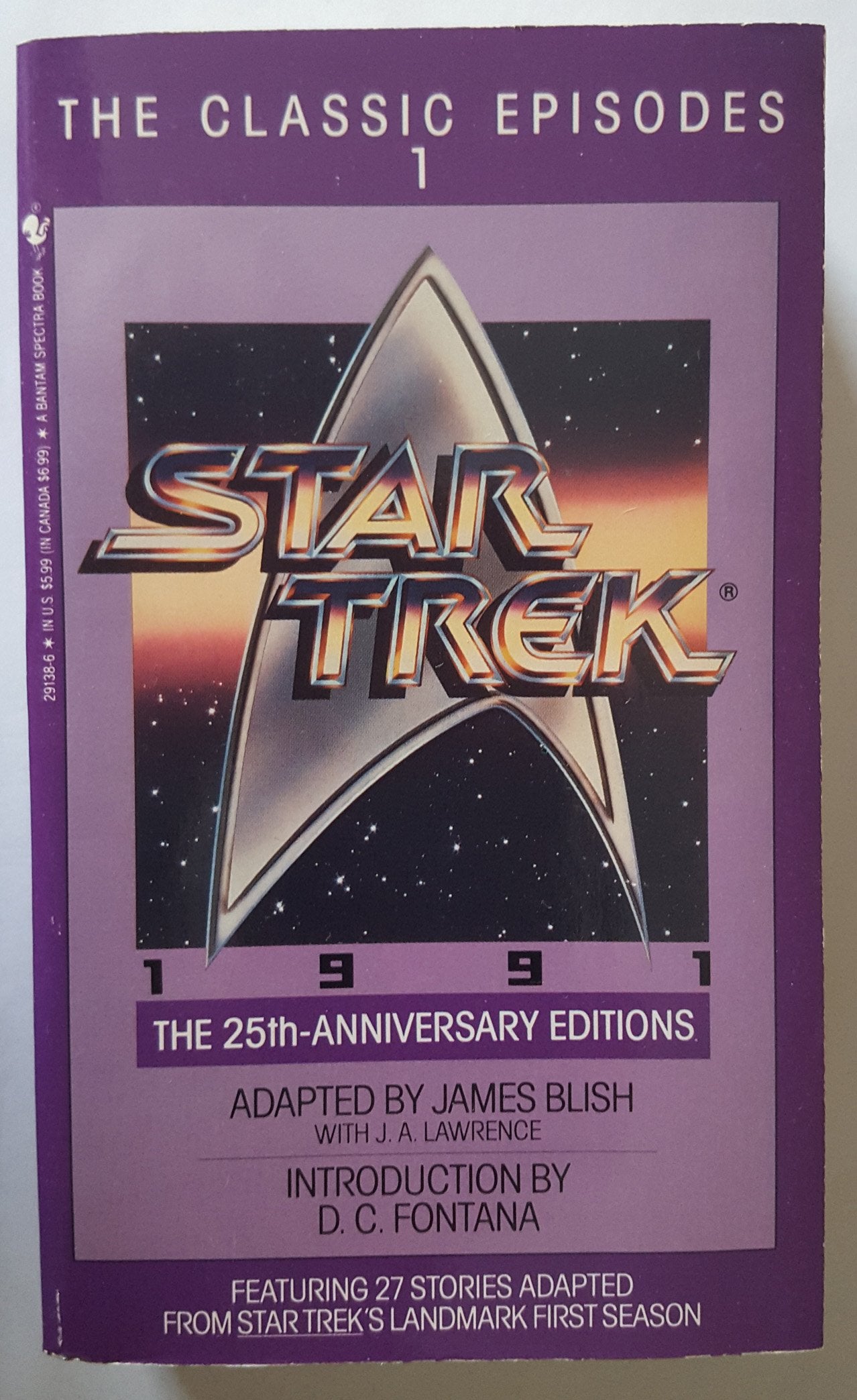 Star Trek: The Classic Episodes/the 25Th-Anniversary Edition Contemporary literature