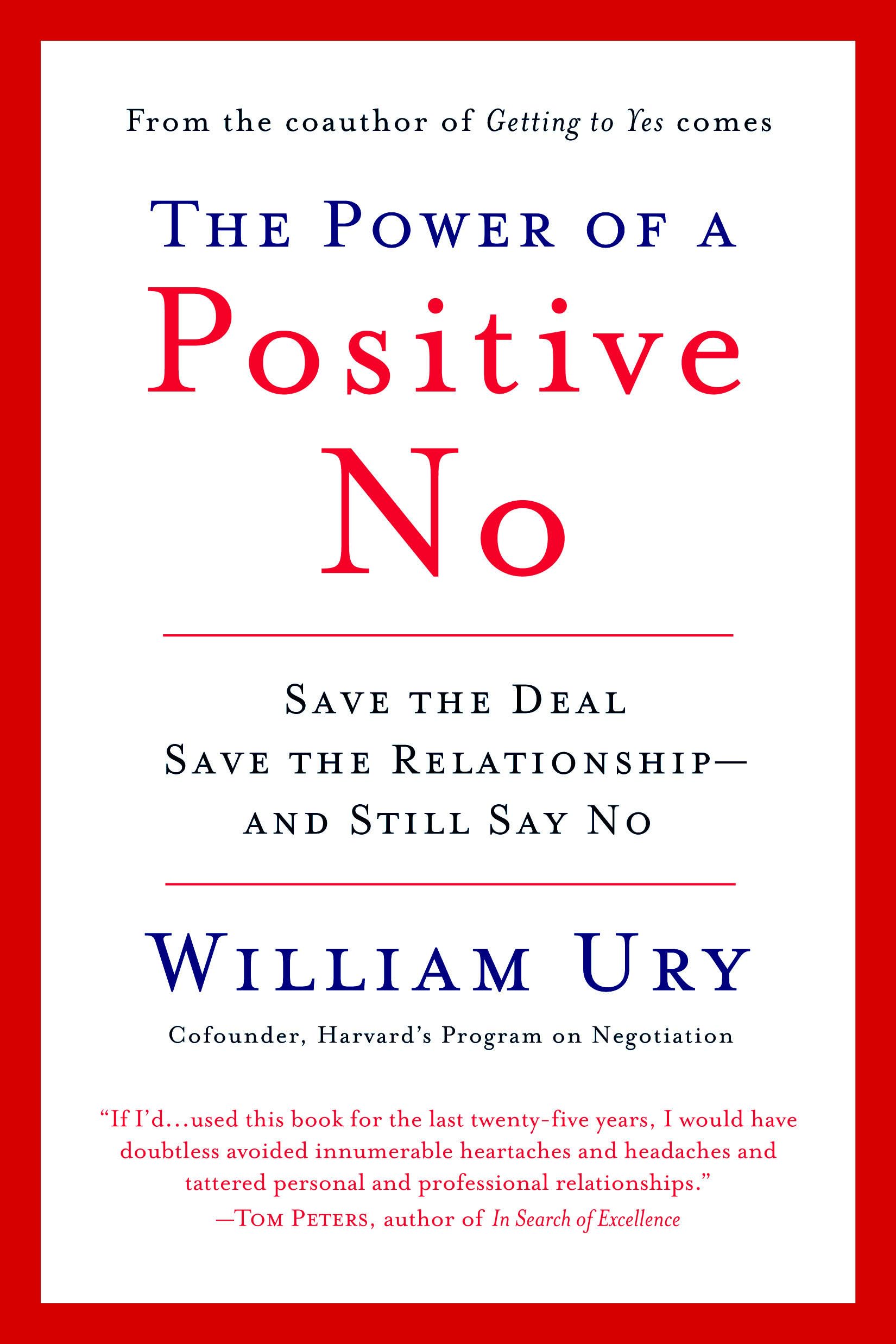 The Power of a Positive No Social Sciences