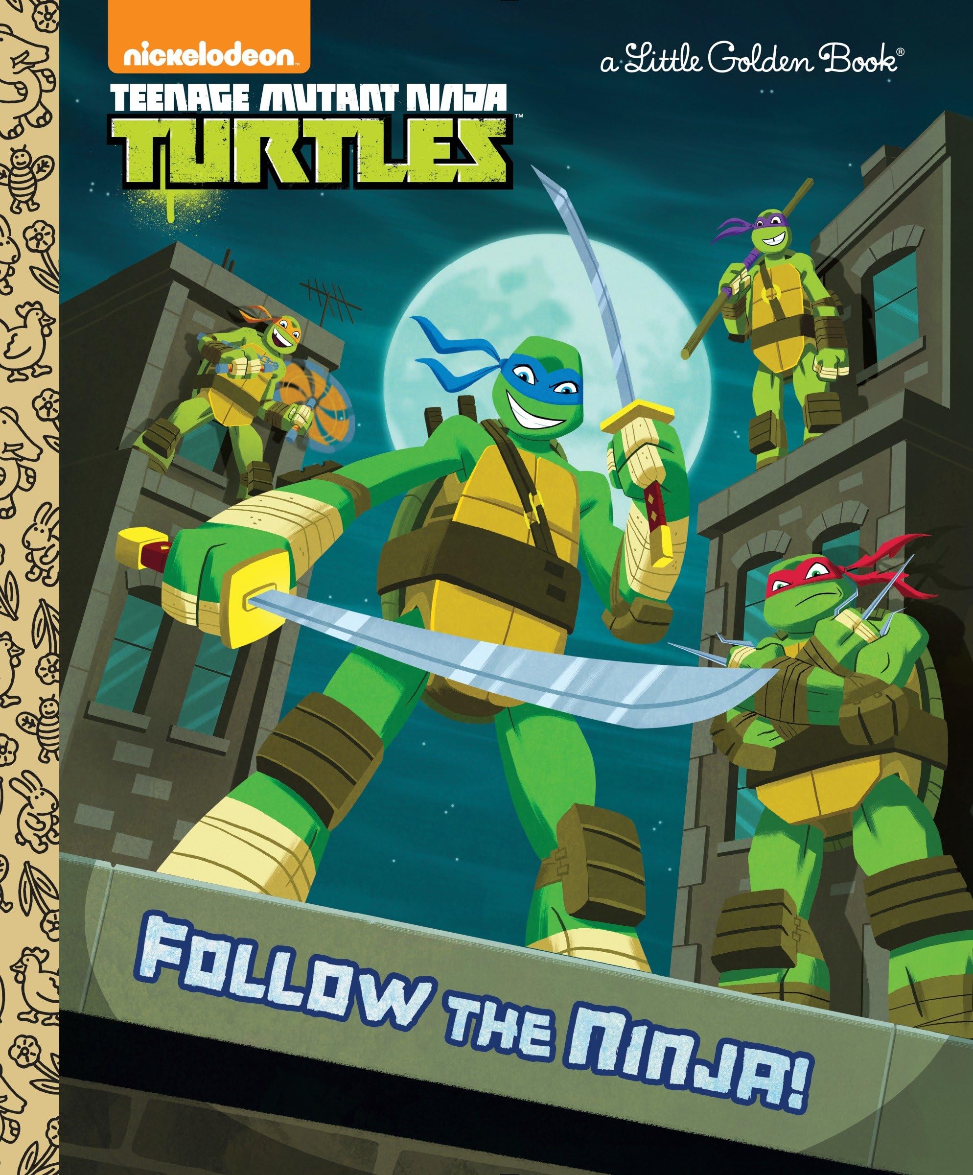Follow the Ninja! (Teenage Mutant Ninja Turtles) (Little Golden Book: Teenage Mutant Ninja Turtles) Novels & Short Stories