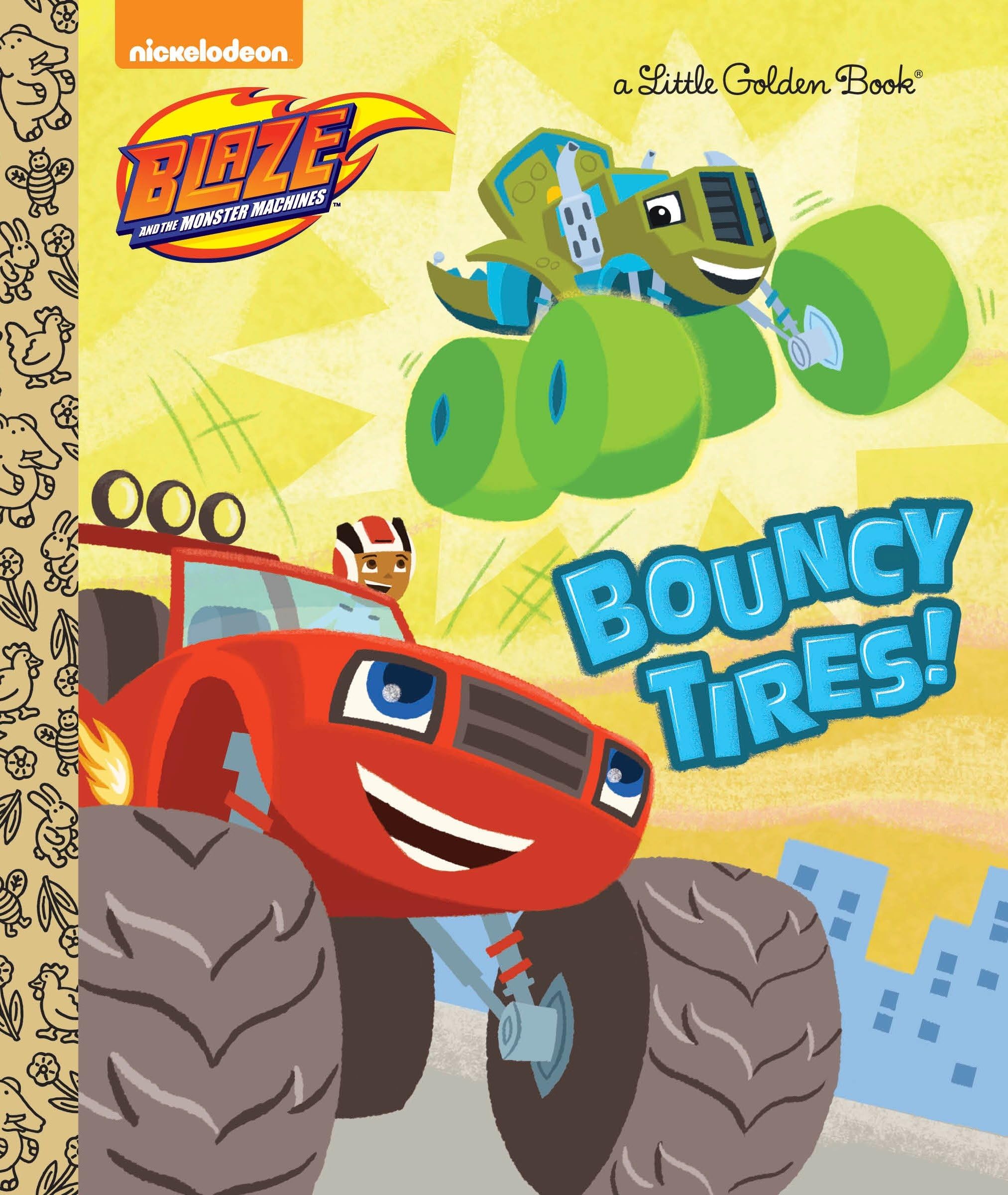 Bouncy Tires! (Blaze and the Monster Machines) (Blaze and the Monster Machines: Little Golden Books) Non-fiction