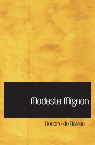 Modeste Mignon Contemporary literature
