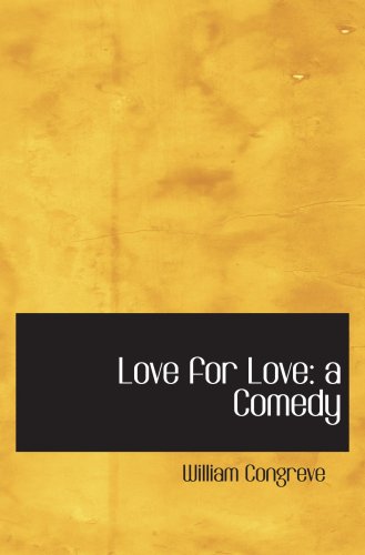 Product Image: Love for Love: a Comedy