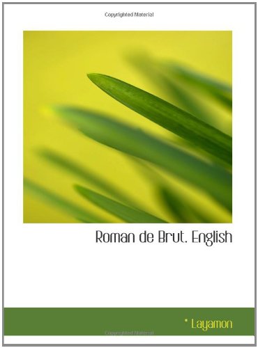 Product Image: Roman de Brut. English