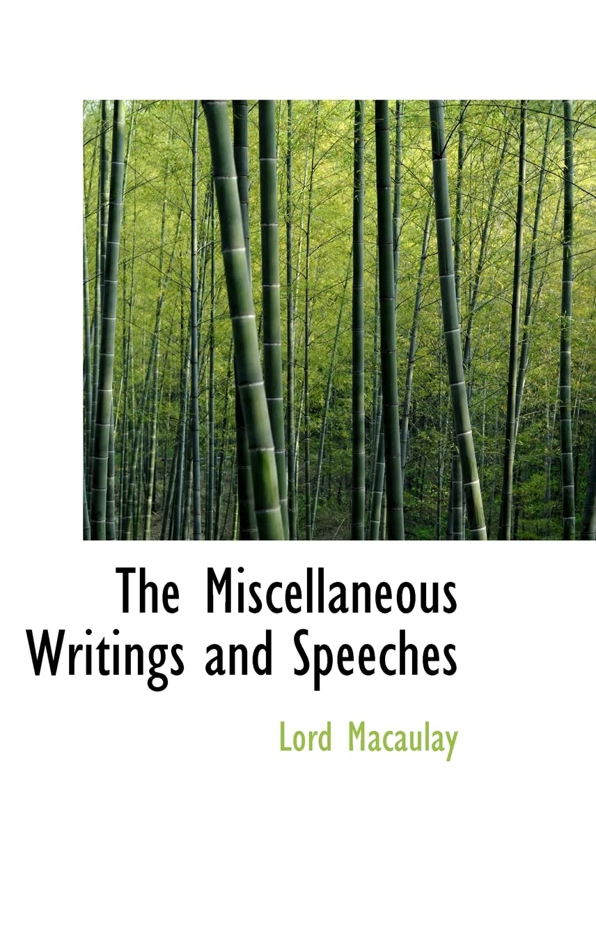 Product Image: The Miscellaneous Writings and Speeches